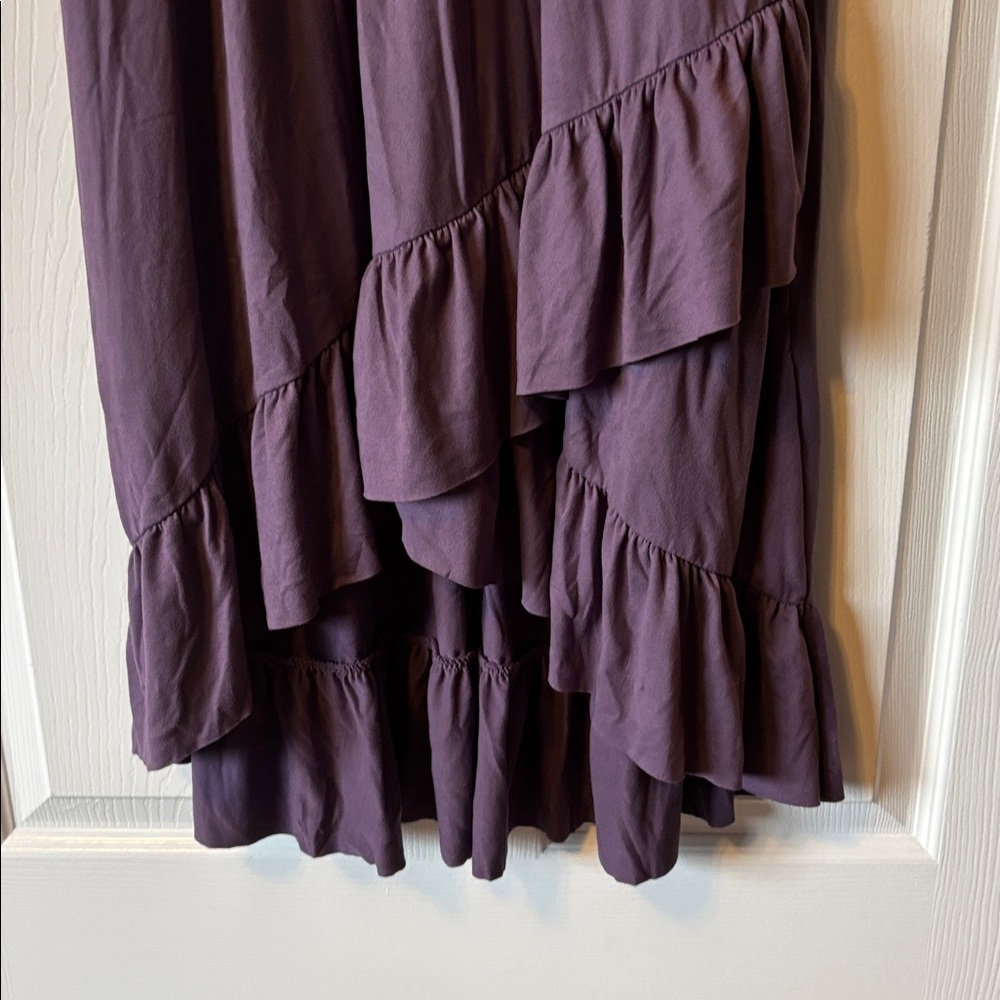 Purple High-Low Dress - Picture 5 of 6